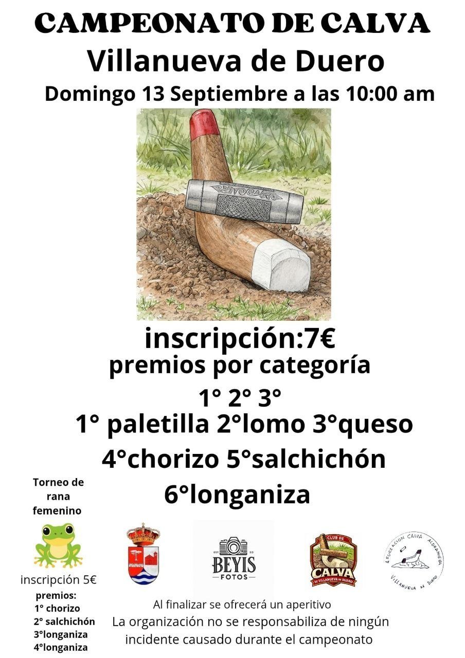 Cartel de Campeonato de Calva