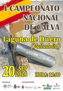 Cartel de I Campeonato Nacional de Calva